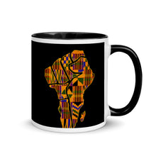 Load image into Gallery viewer, M&#39;Powered Kente Home Mug with Color Inside
